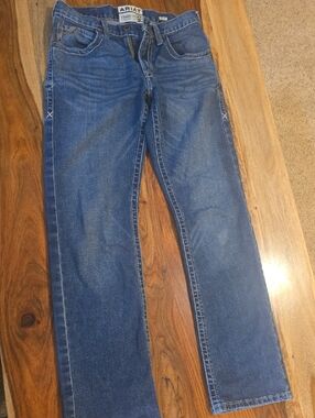 Ariat Men's M5 Blue Straight-Leg Jeans